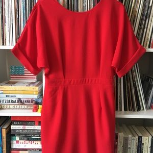 ASOS Red Wiggle Dress Size 8